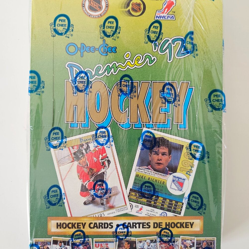 OPC O-Pee-Chee Premier Hockey 1992 2 Boxes/36 Packs Per Box Sealed Brand New